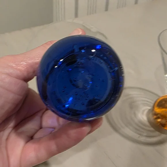 Postmodern Handblown Martini Glasses Set Of 2 - Picture 3 of 5